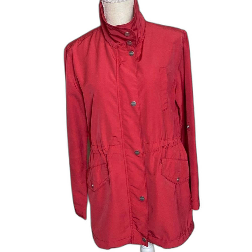 Sanctuary Utility jacket Size Womens Small Rose Color Full Zip High Collar